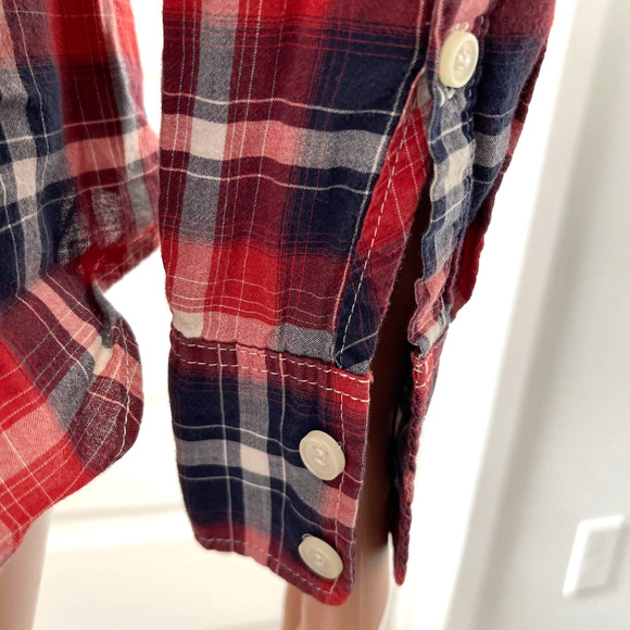 J. Crew Checkered Button Up Shirt Women Sz S slightly used - Picture 4 of 8